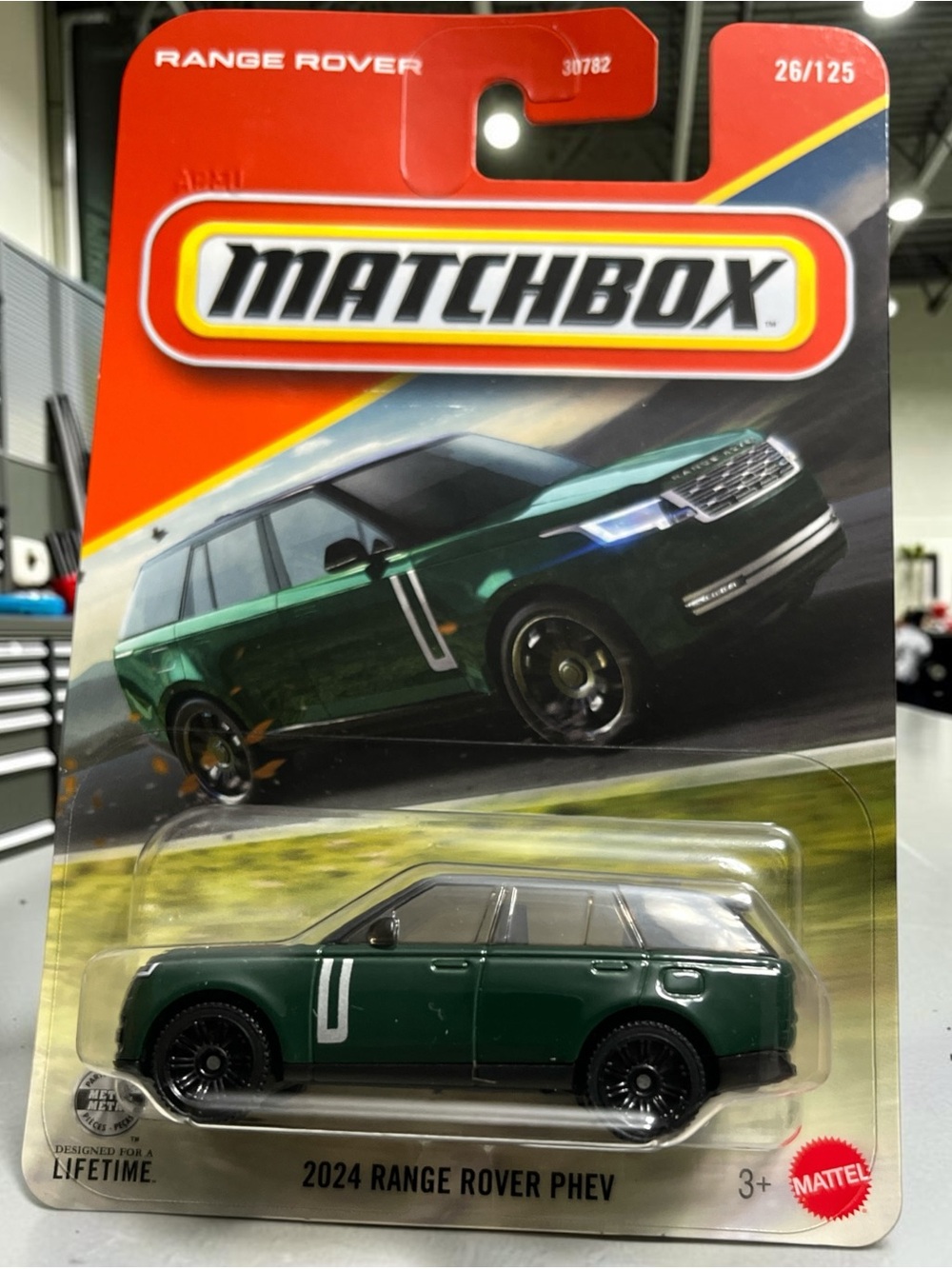 Matchbox 2024 Range Rover PHEV Toy SUV - Green